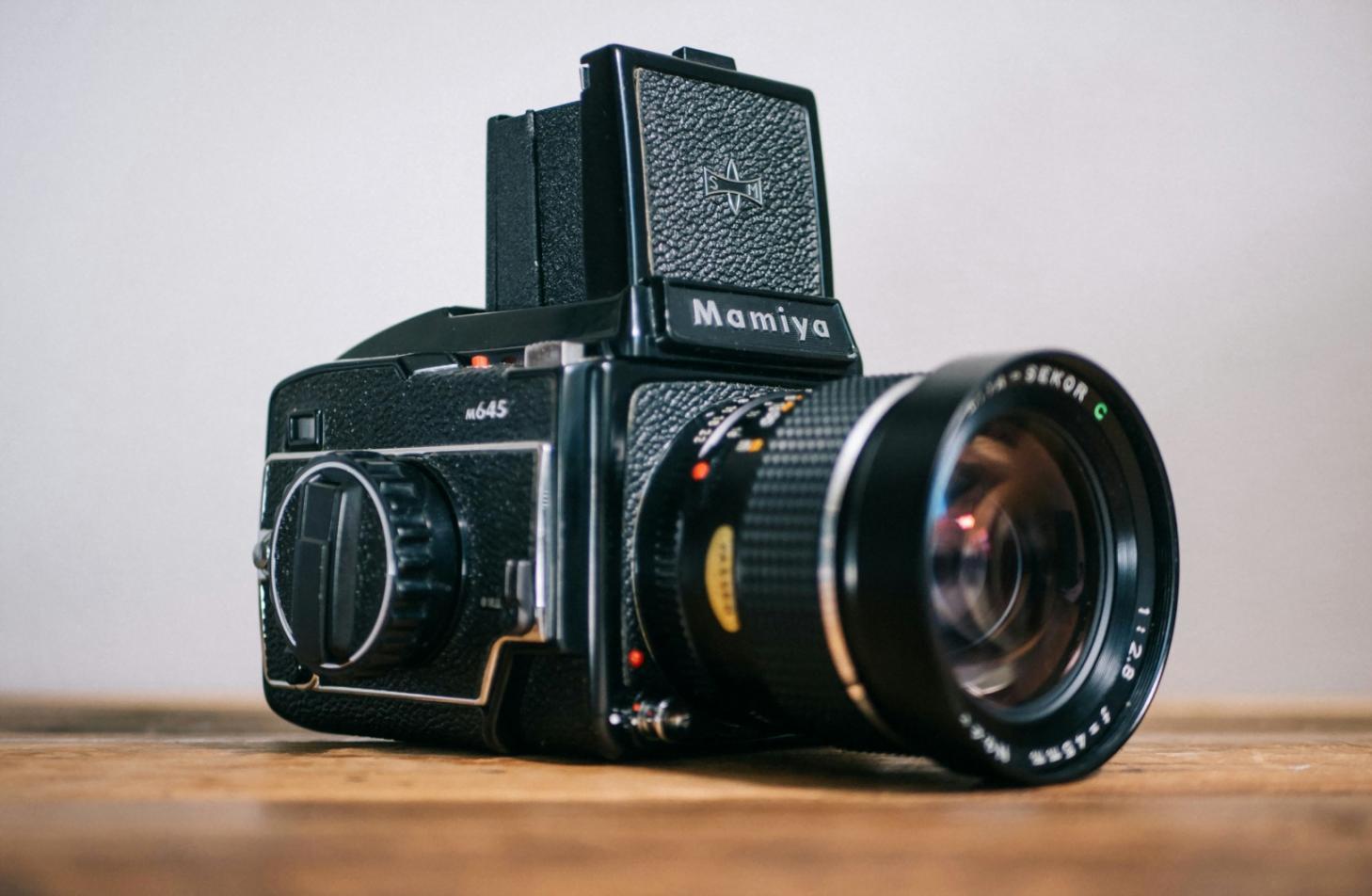 Production workspace with video equipment and editing setup